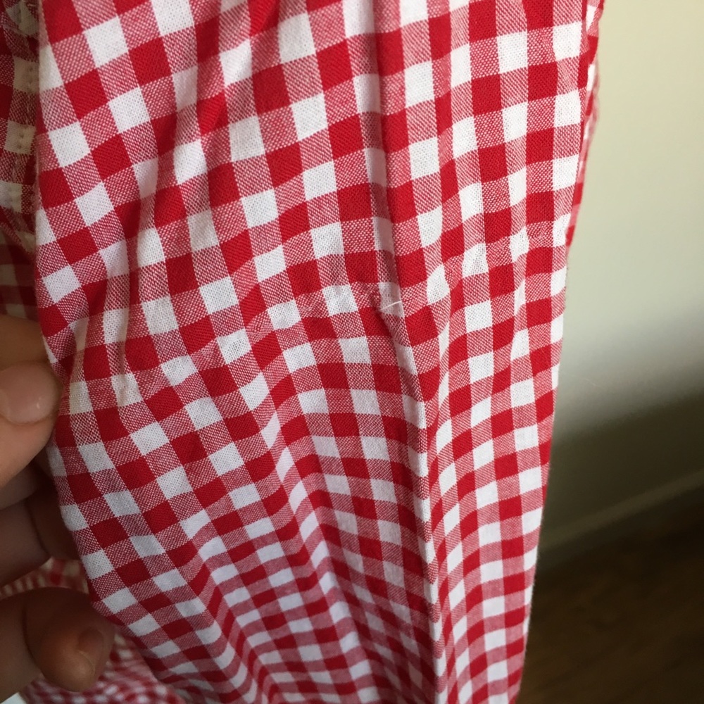 Pendleton Gingham Long Sleeve Button Down Top - image 3